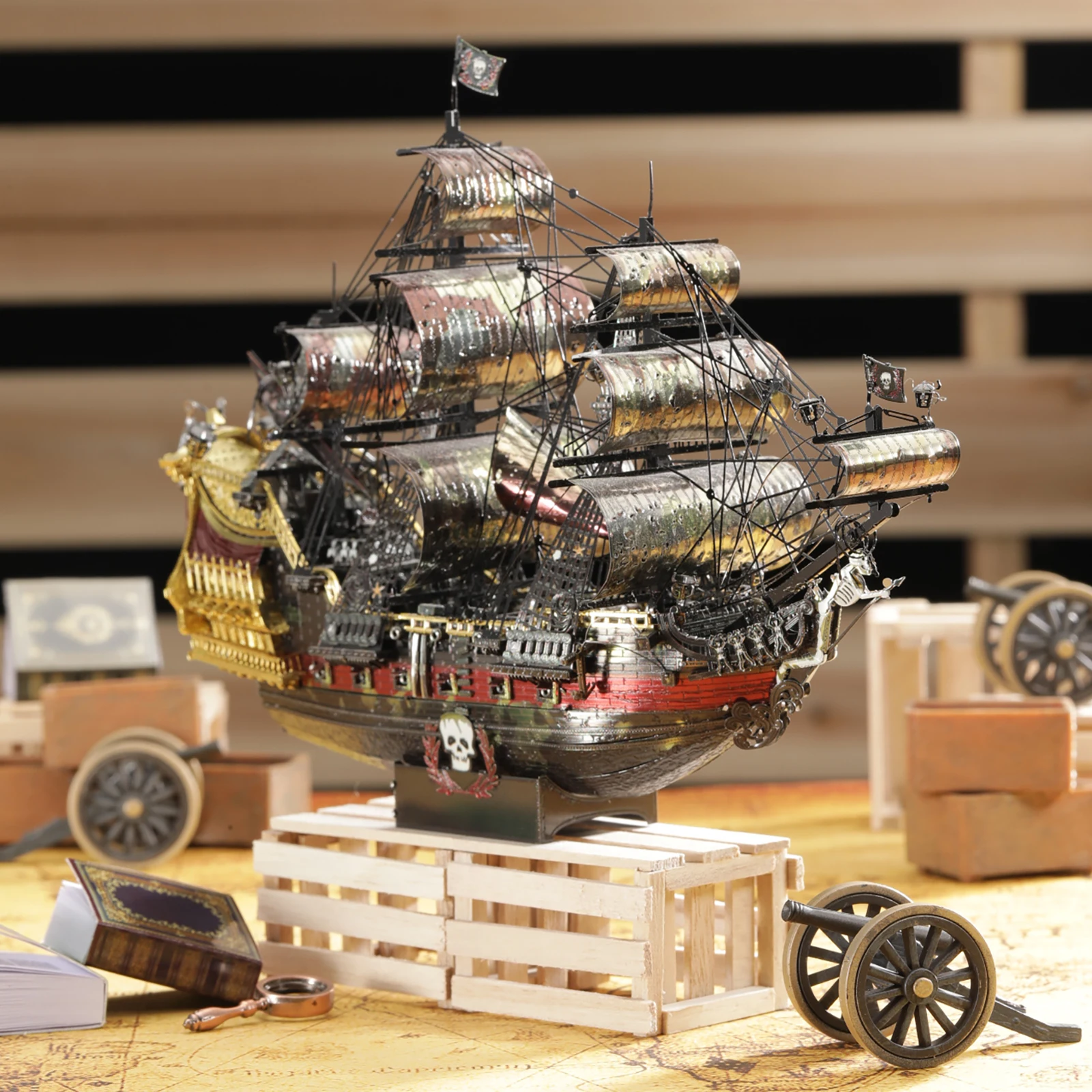 Piececool 3д металлический пазл «королева анны» - Фотография_4