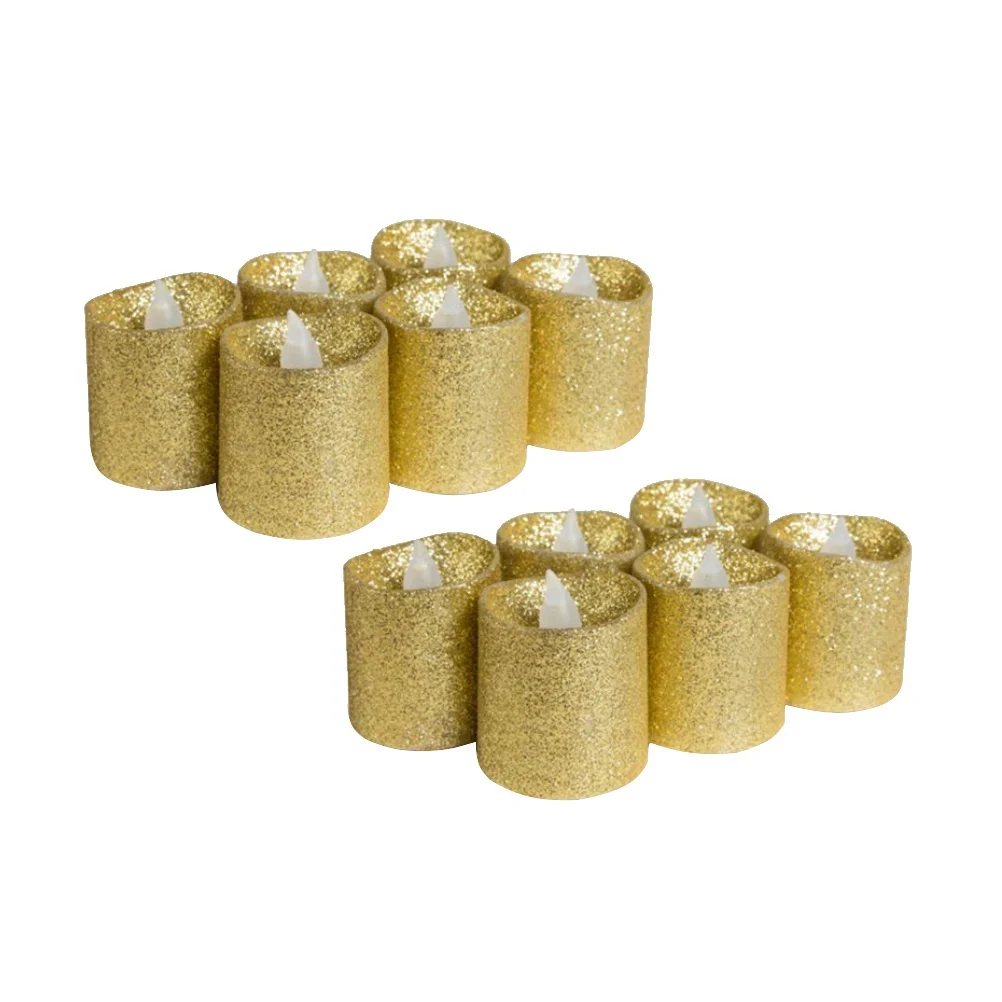 Блестящие электрические свечи беспламенные - Фотография_6