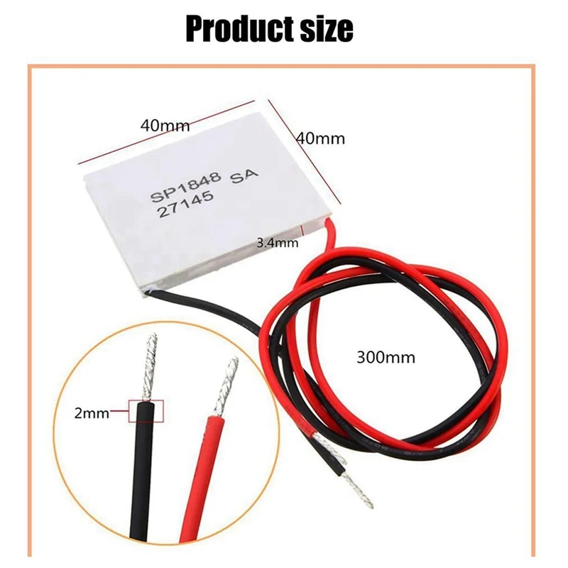 40x40 мм, термоэлектрический генератор sp1848-27145 - Фотография_5