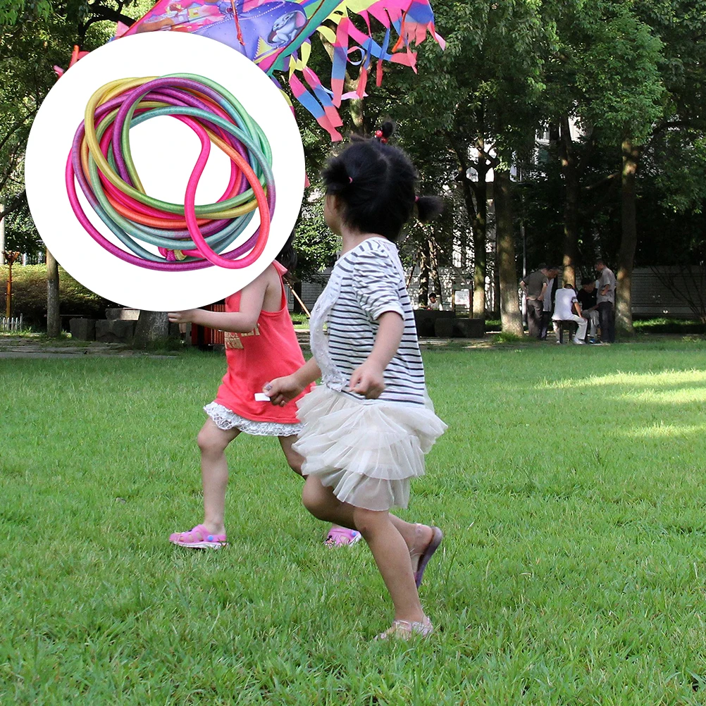 Резиновая лента, красочная скакалка,