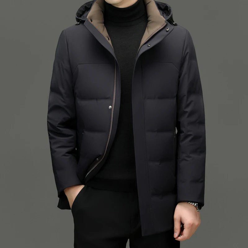 Повседневные мужские теплые куртки - Фотография_3