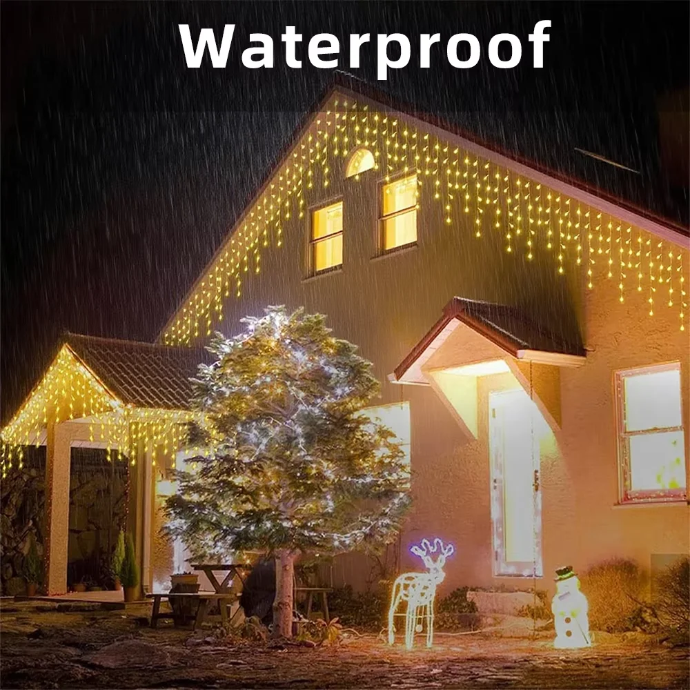 Наружные солнечные рождественские гирлянды - Фотография_2
