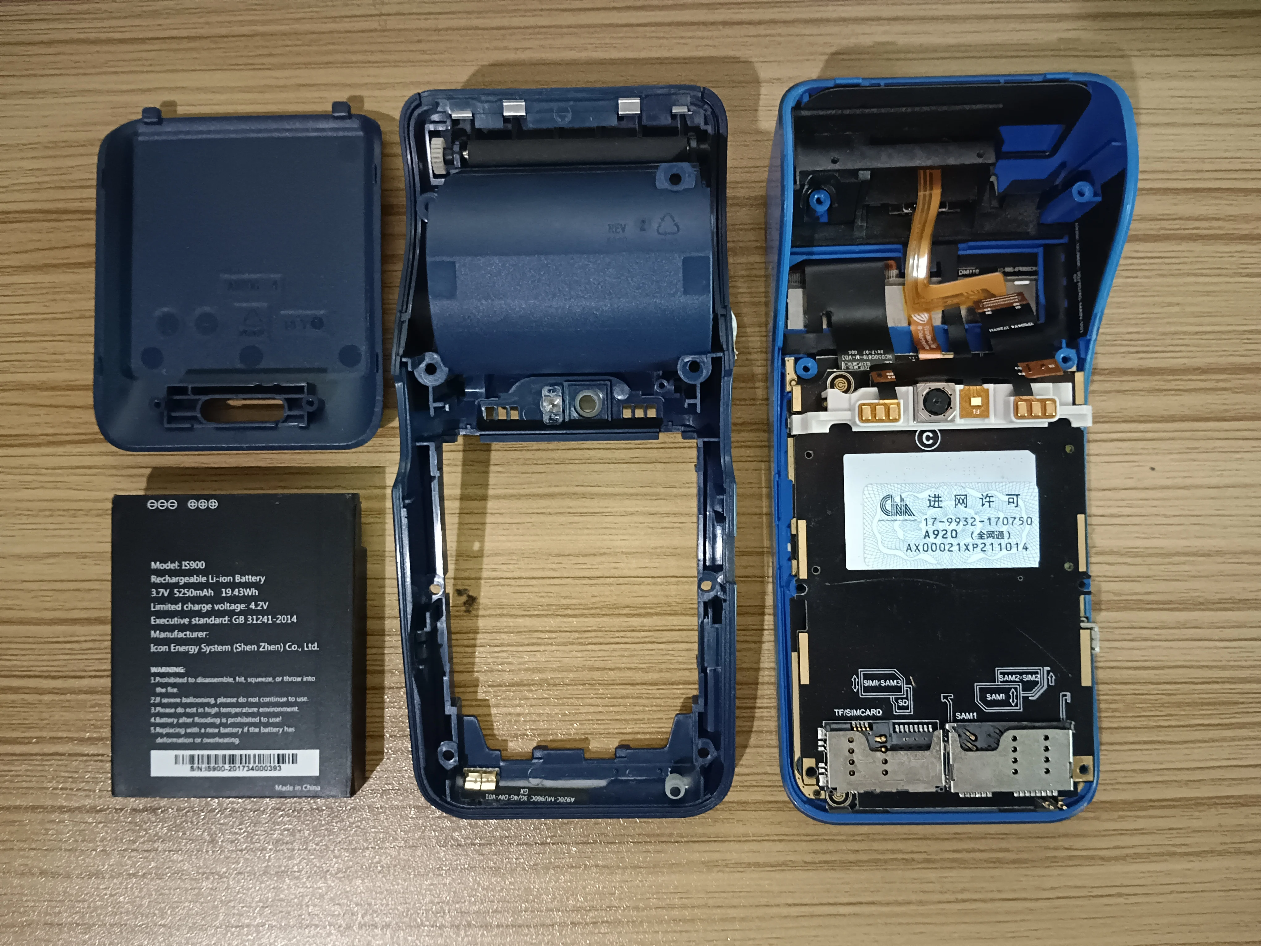Жк-экран с рамкой для мобильного pos-машины pax a920 - Фотография_3