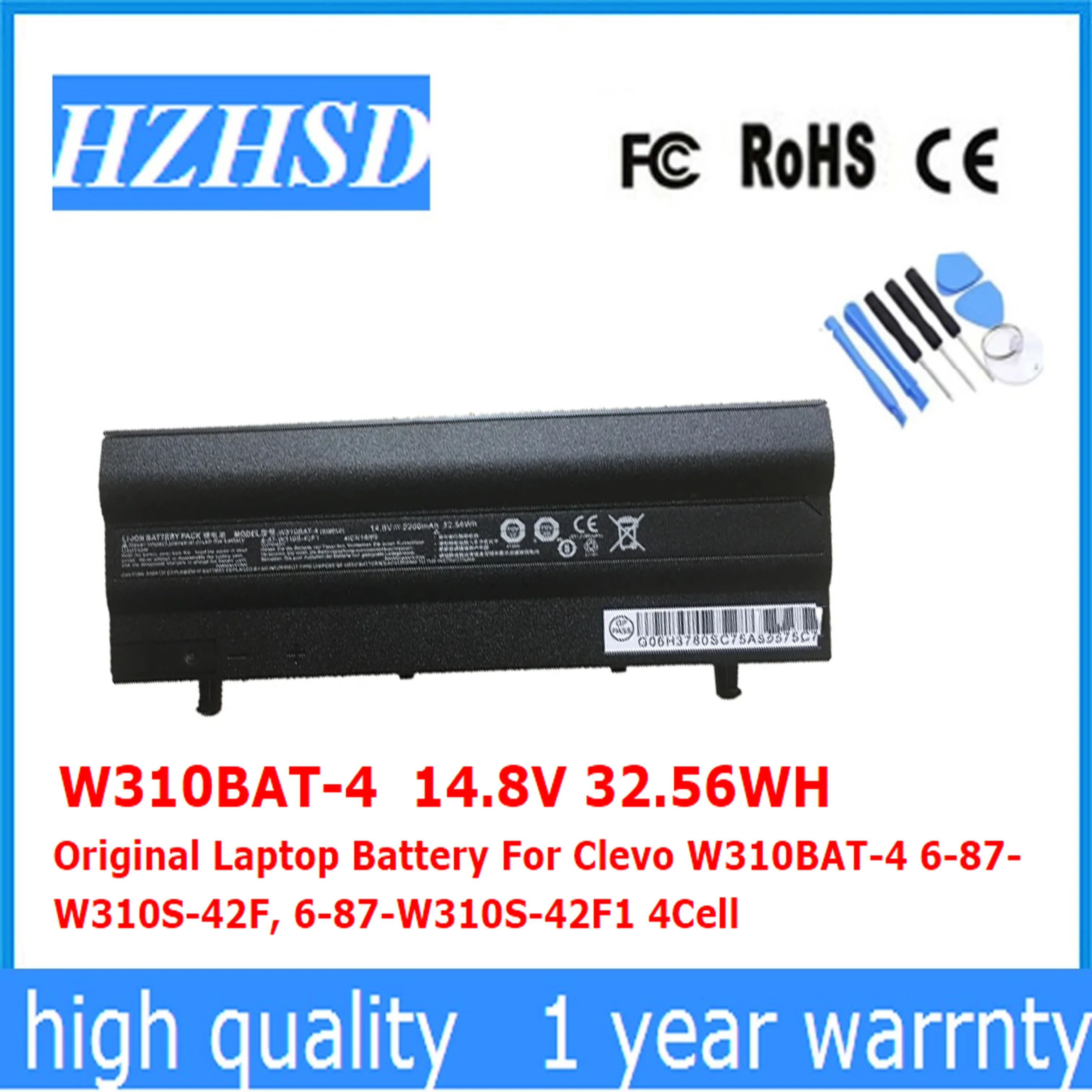 Оригинальная аккумуляторная батарея для ноутбука w310bat-4 14