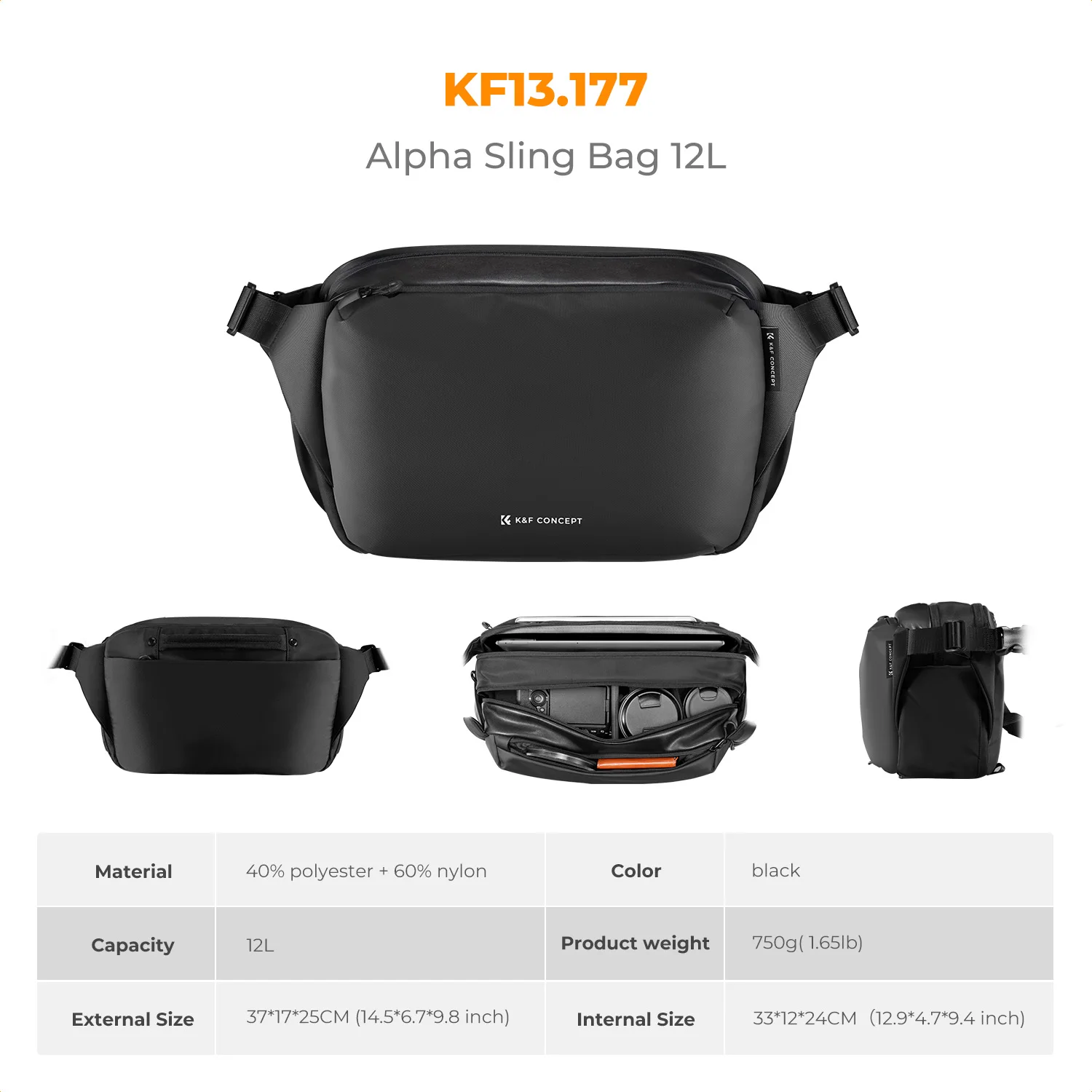 K & f concept 12l/10l сумка - Фотография_3