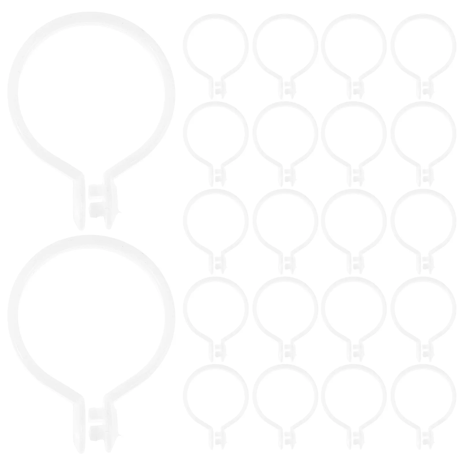 Пластиковые сверхпрочные прочные подвесные кольца для драпировки - Фотография_4