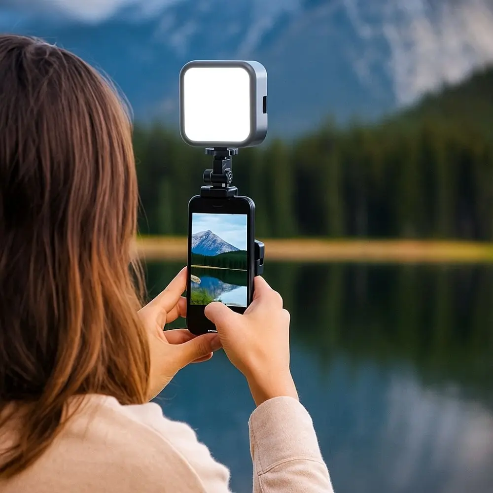 Мини-портативный заполняющий светильник для селфи rgb - Фотография_3