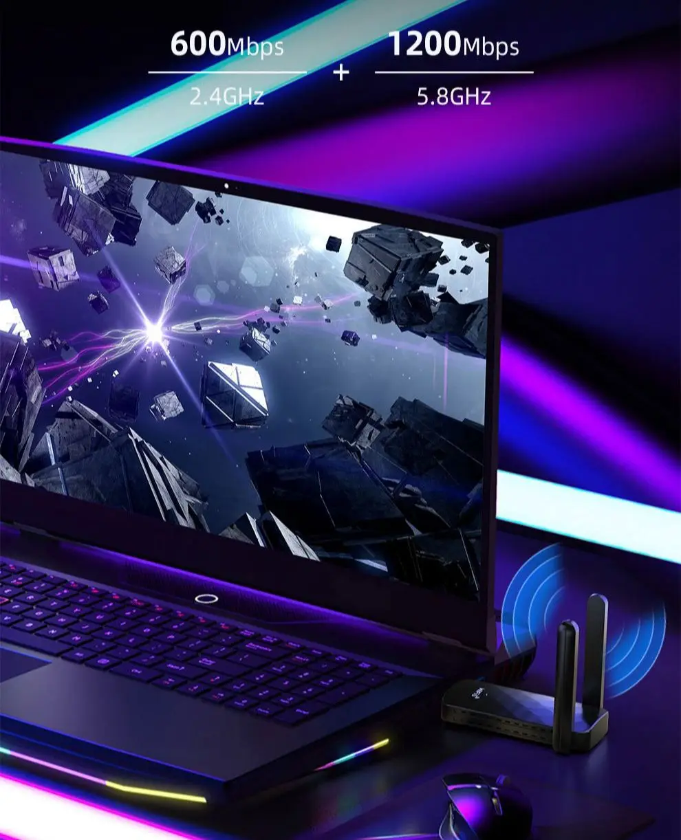 Comfast wifi6 usb-адаптер ax1800 - Фотография_3