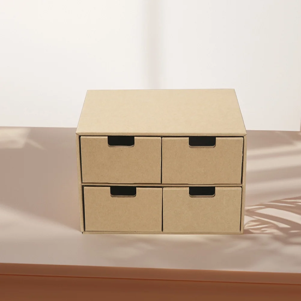 Большой вместительный ящик для хранения крафт-бумаги - Фотография_5