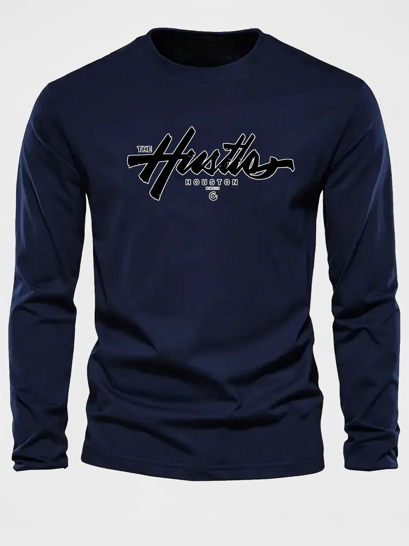 Весенне-осенняя повседневная футболка с длинным рукавом - Фотография_6