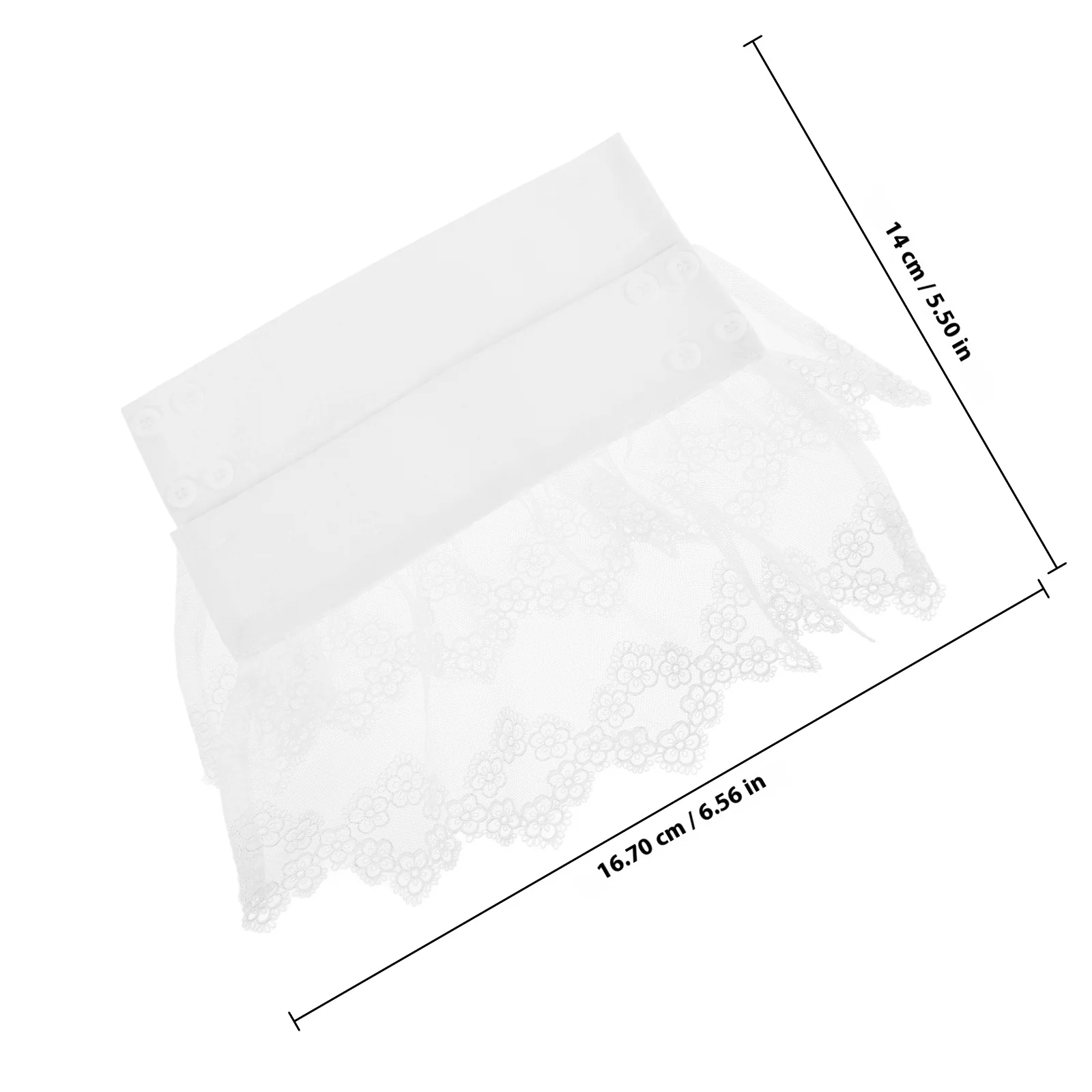 1 пара кружевных манжет на запястьях для женщин и девочек - Фотография_6