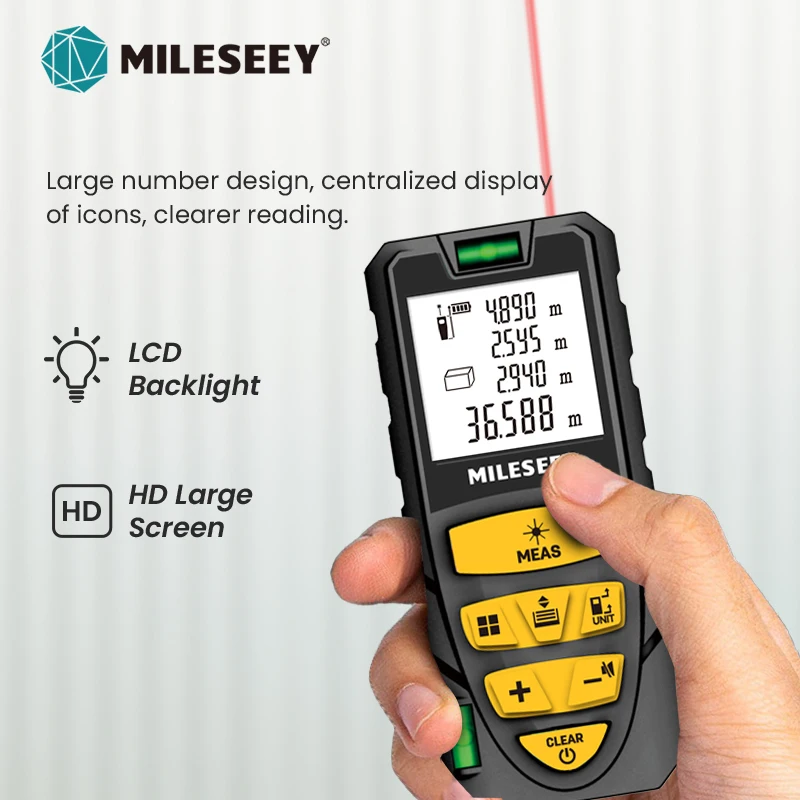 Лазерная рулетка mileseey s2