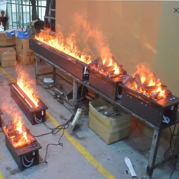 Современный 3d электрический камин с водяным паром
