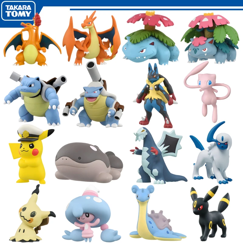 Оригинальная фигурка takara tomy pokemon mega venusaur blastoise charizard
