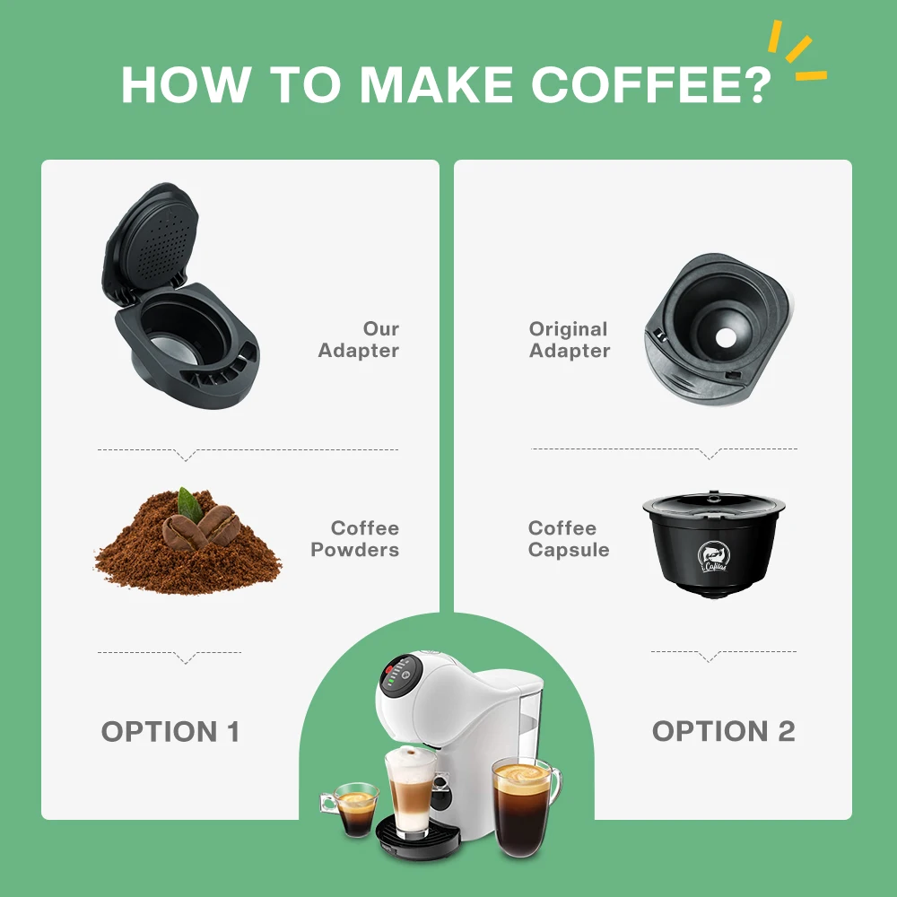 Многоразовый адаптер для кофе для dolce gusto маленький xs/genio s - Фотография_3