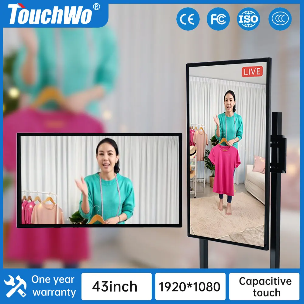 Touchwo 43, 55, 65-дюймовый сенсорный монитор