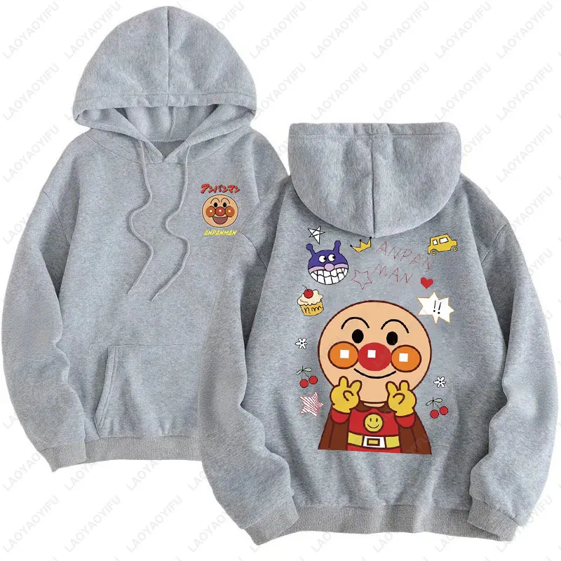 Милый рождественский свитшот anpanman в стиле аниме - Фотография_5