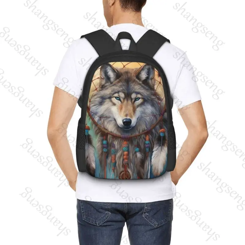 Galaxy wolf dreamcatcher большой - Фотография_5