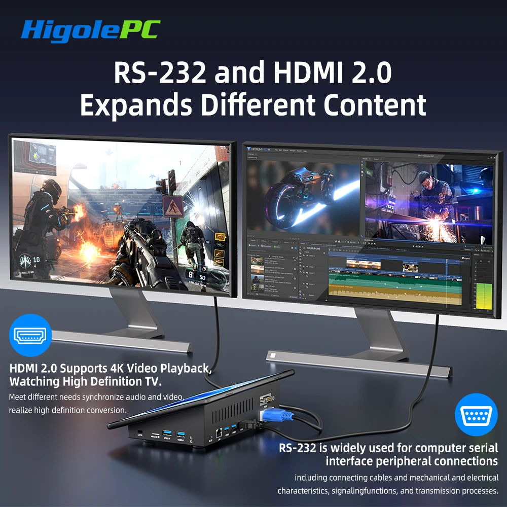 Мини-пк higole f10 с экраном 10 - Фотография_5