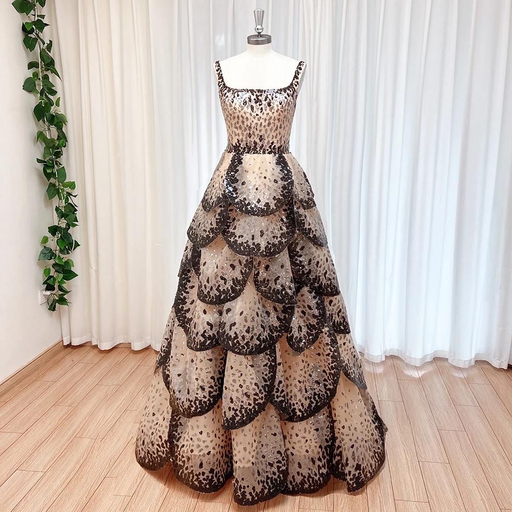 Роскошное вечернее платье dubai aline для женщин - Фотография_4