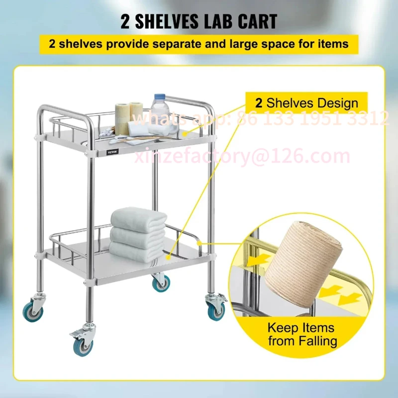 Customizable 2 shelf stainless - Фотография_2