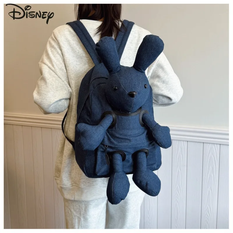 Новый джинсовый рюкзак с микки диснеем - Фотография_4