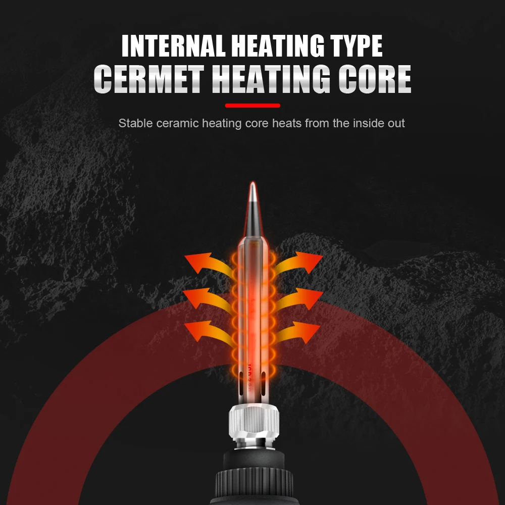 Jcd 936 паяльная станция 60 вт с регулируемой температурой - Фотография_4