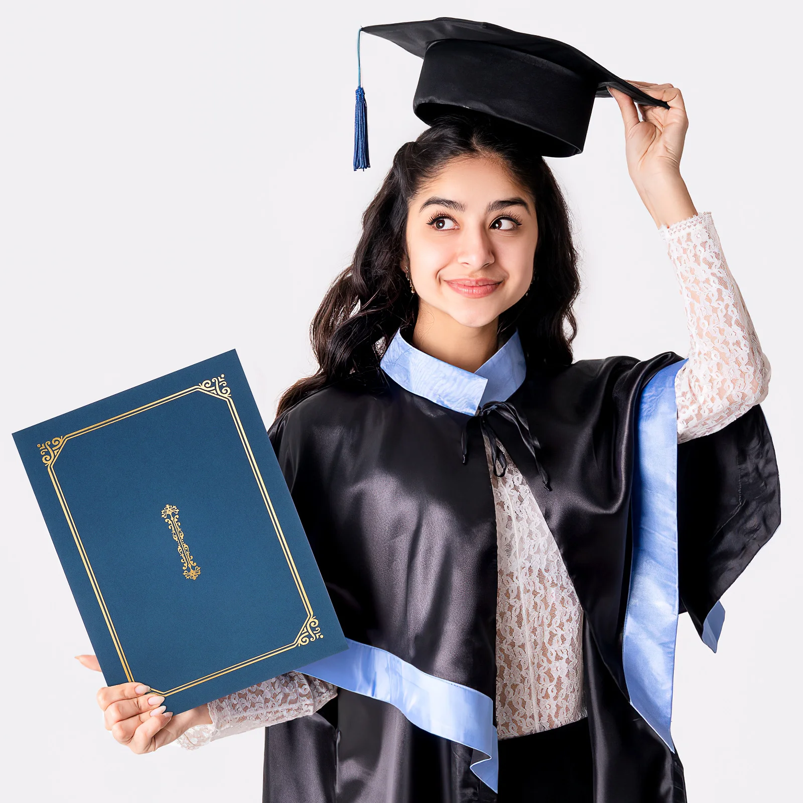 Держатели сертификата темно-синего цвета - Фотография_4