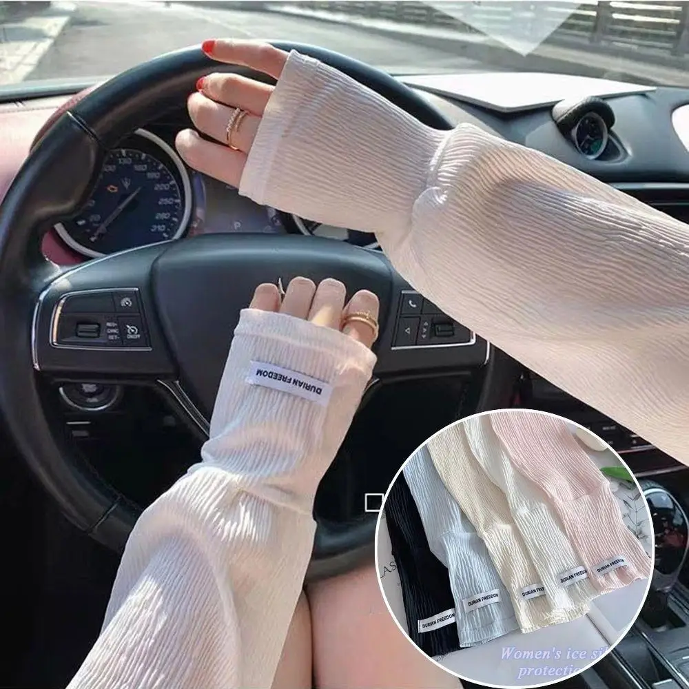 Модные свободные тонкие перчатки со льдом - Фотография_2