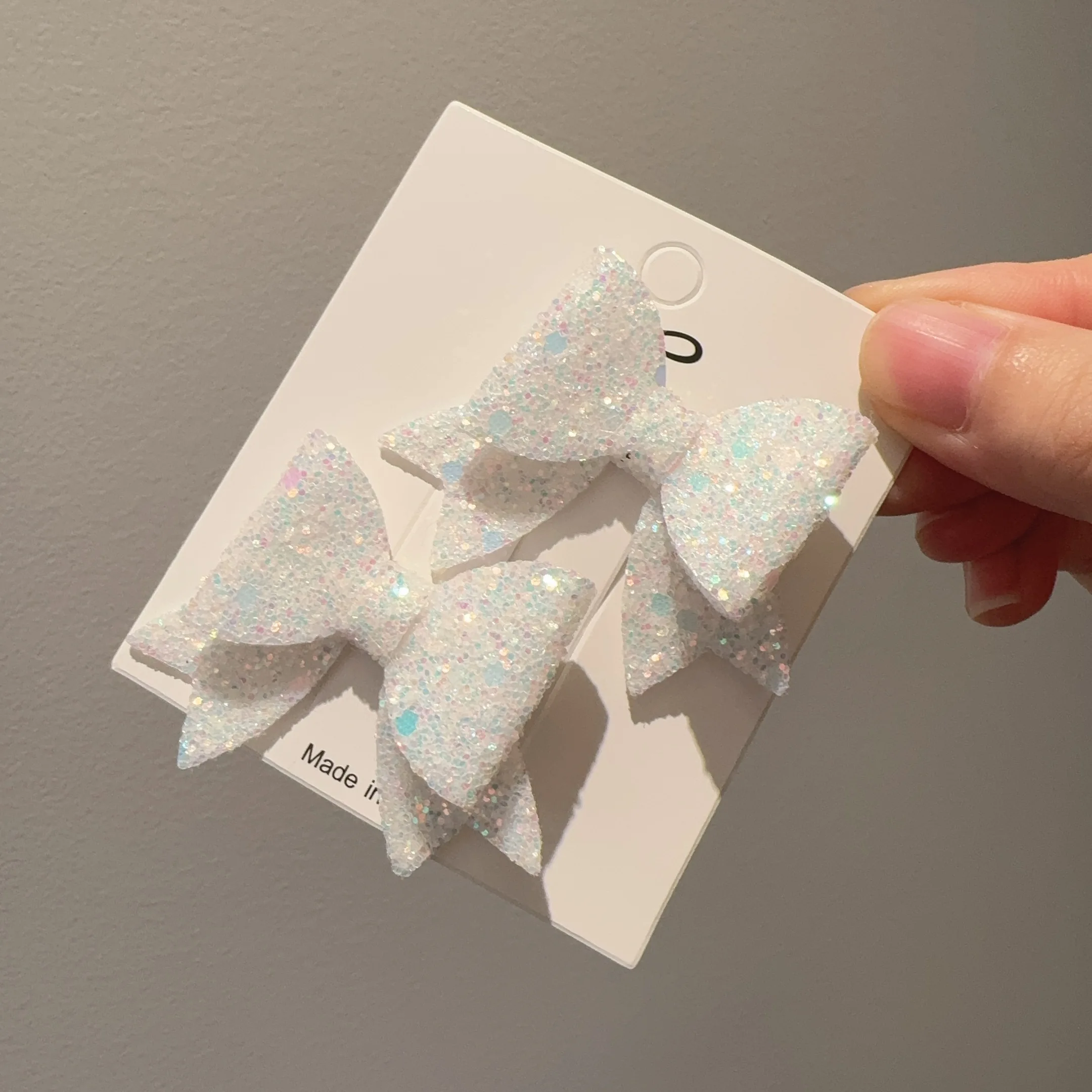 Милые заколки для волос с двойной бабочкой для девочек - Фотография_6