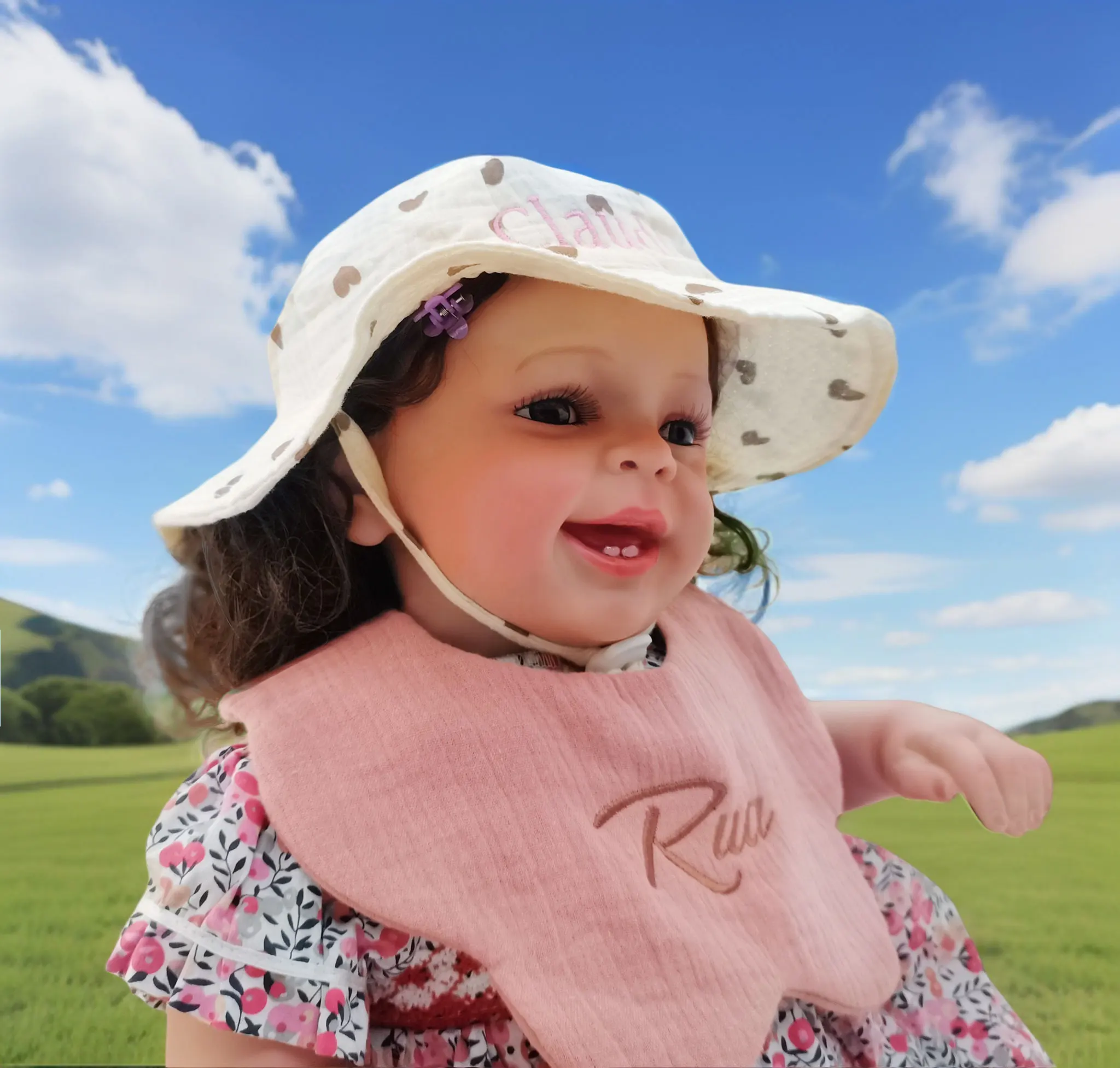 Детская кепка с индивидуальным именем и набор зажимов для соски - Фотография_2