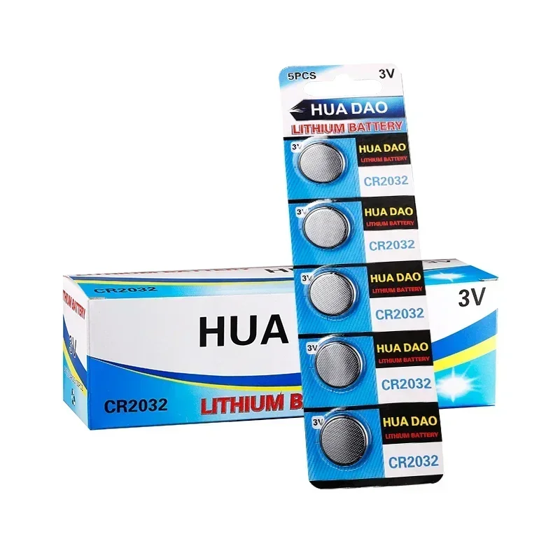 Huadao cr2032 3 в литиевая батарея 200 мач высокой емкости для часов - Фотография_3