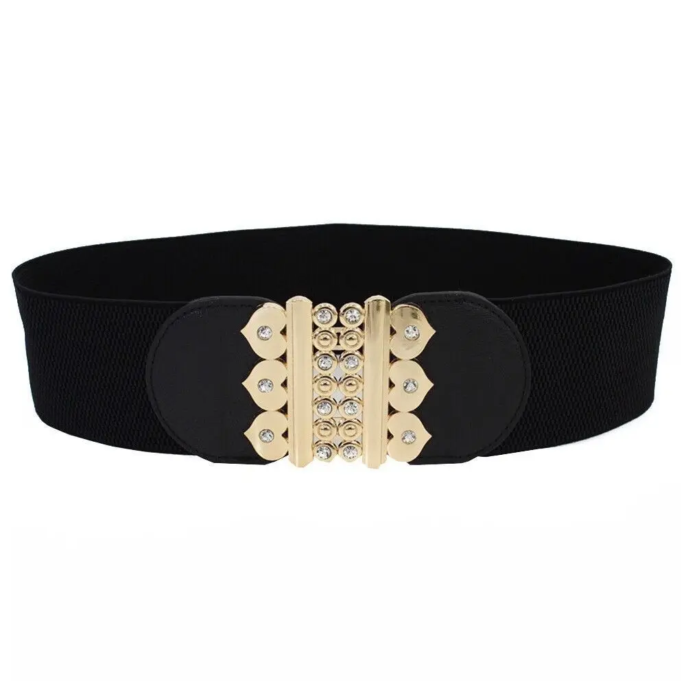 Модный пояс большого размера с металлической пряжкой