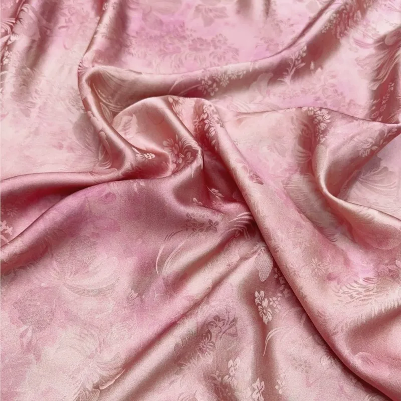 Новая жаккардовая шелковая ткань с двойной росписью - Фотография_3