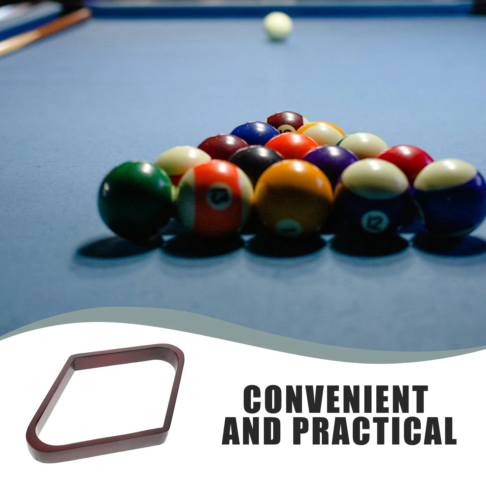 Деревянная треугольная стойка в форме шарика для 2-1/4 дюймов - Фотография_3