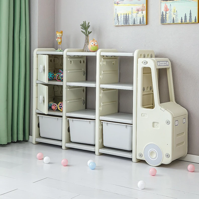 Высококачественная твердая детская полка для игрушек - Фотография_3