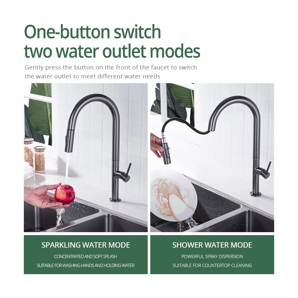 Металлический кухонный смеситель - Фотография_5