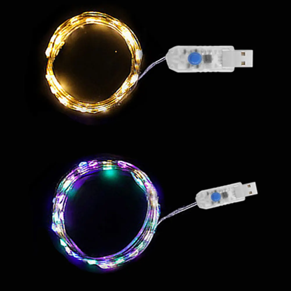 Светодиодные гирлянды из медной проволоки