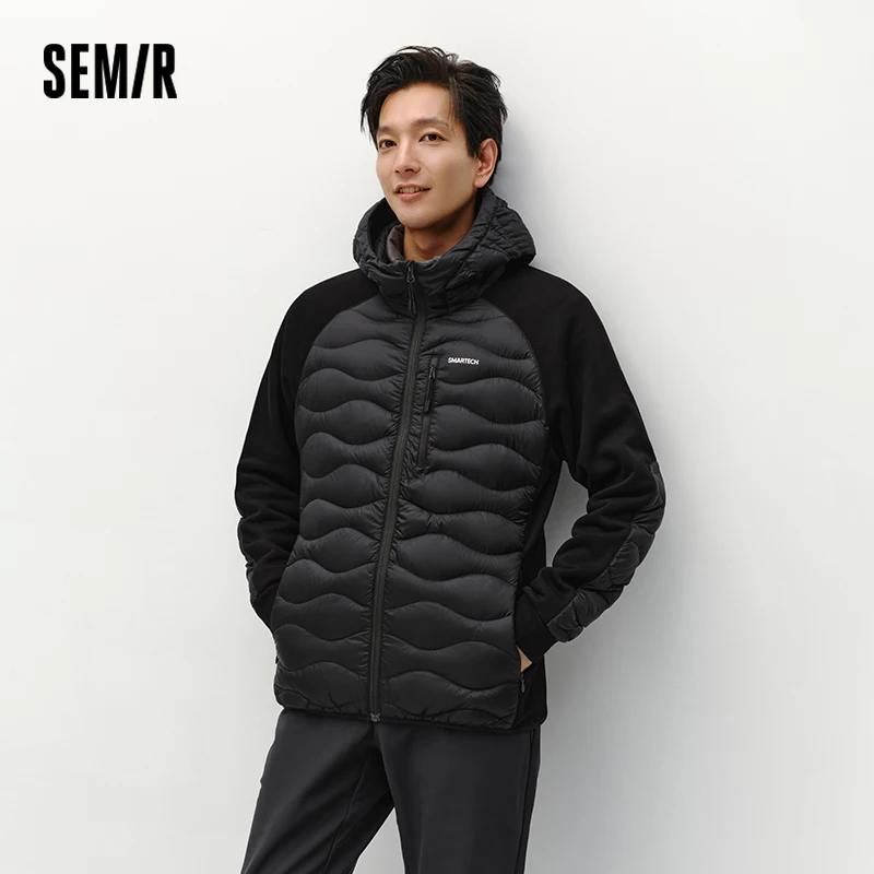 Пуховик semir, мужская легкая верхняя одежда с капюшоном - Фотография_2