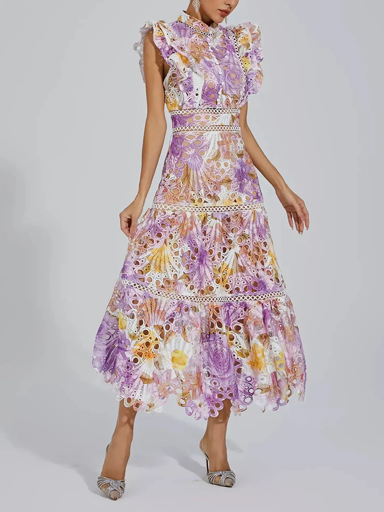 Женское ажурное платье twotwinstyle - Фотография_2