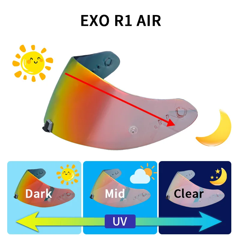 Фотохромный козырек для scorpion exo 1400 - Фотография_3