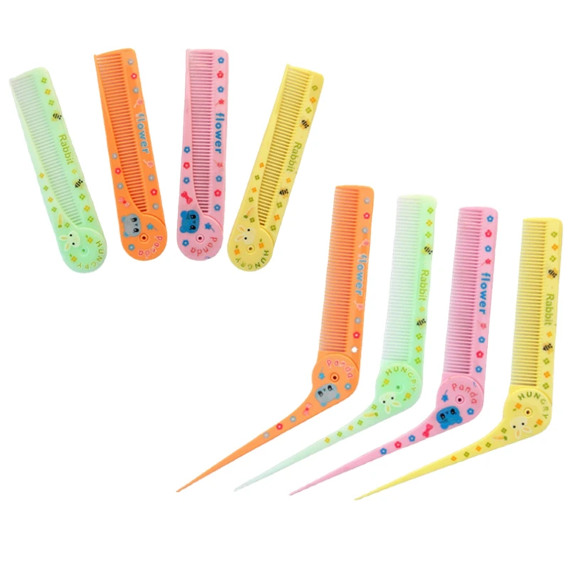 Милая мультяшная складная расческа для детей