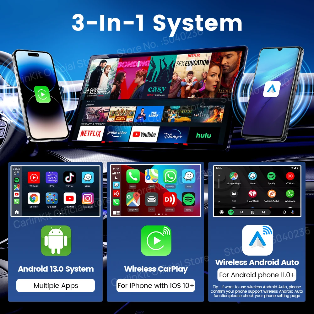 Android 13 tv box carlinkit wireless - Фотография_3