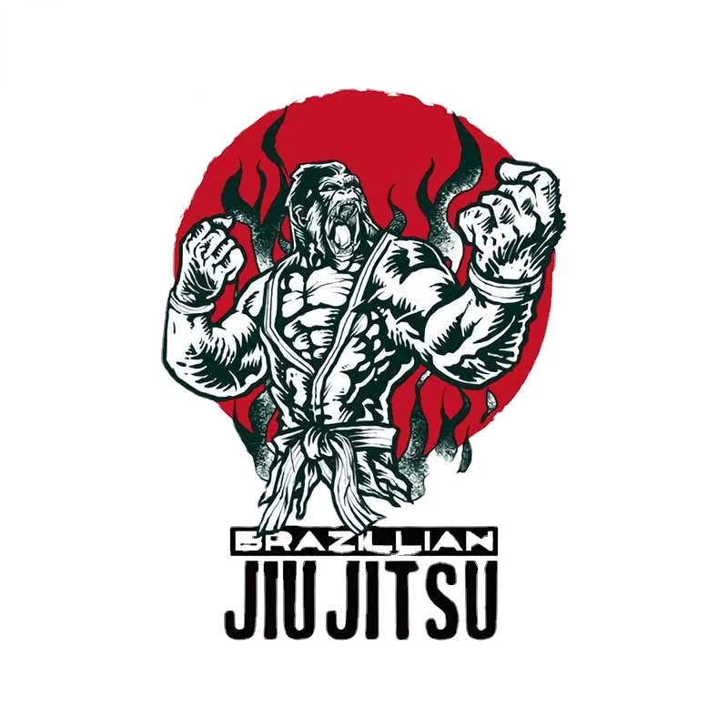 Автомобильная наклейка jp для бразильской jujitsu gorilla