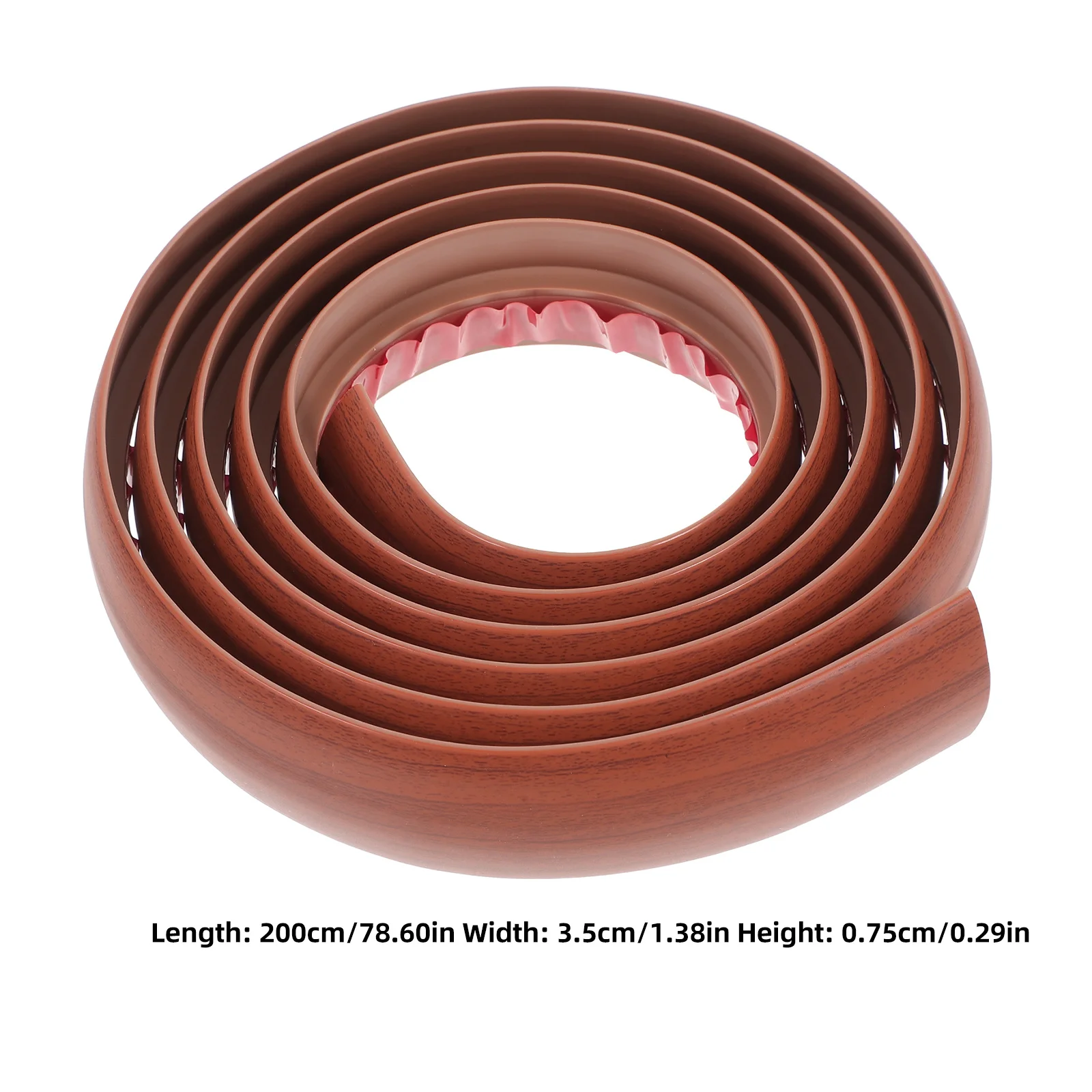 2 м переходная полоса для пола с красным деревянным зерном - Фотография_3