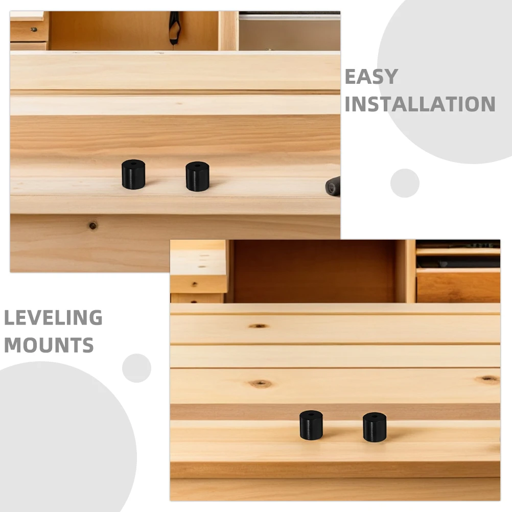 Черные термостойкие силиконовые выравнивающие колонны - Фотография_2