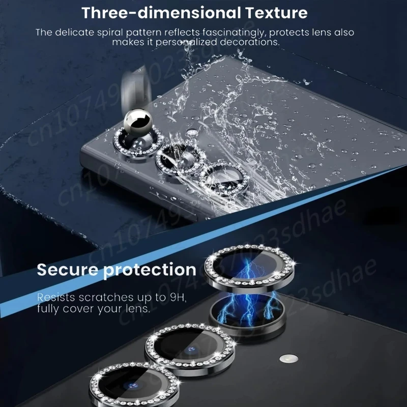 Bling 3d diamond metal camera ring - Фотография_2
