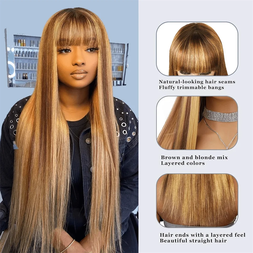 Парик wear and go straight highlight - Фотография_2
