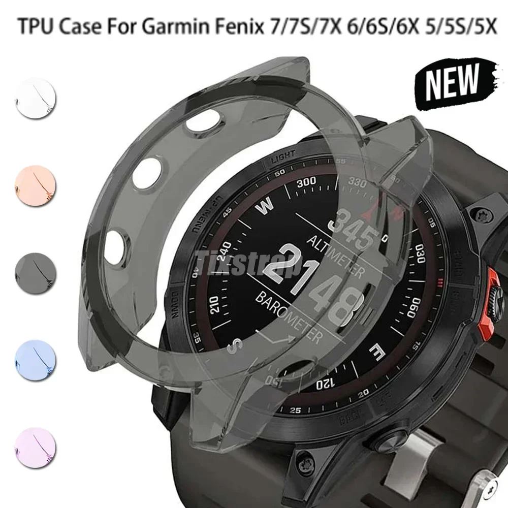 Прозрачный чехол из тпу для garmin
