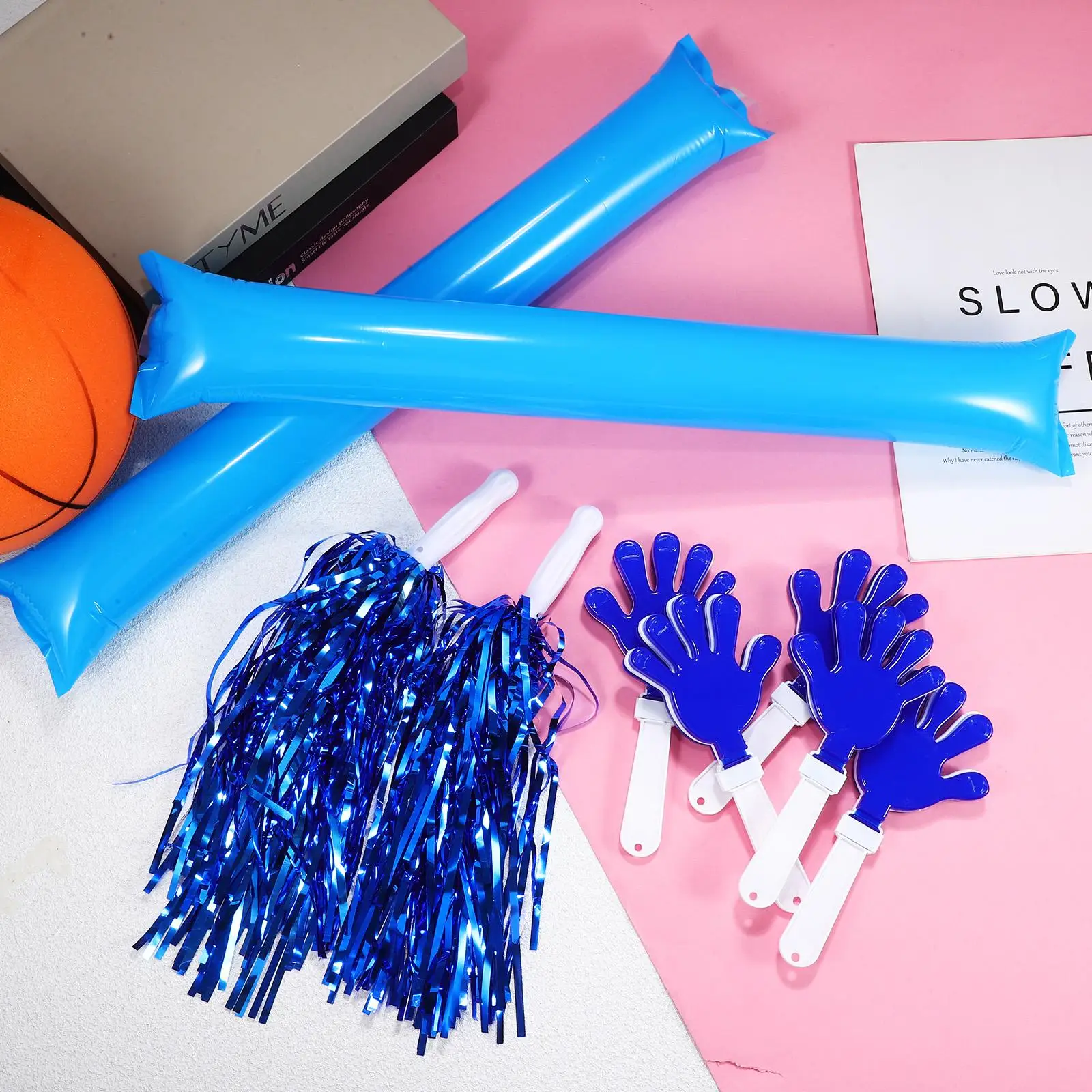 1 комплект надувных палочек с помпонами - Фотография_3